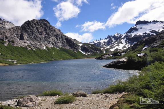 Chegando ao lago Jakob, onde está o Refúgio San Martín, na região de Bariloche, na Argentina